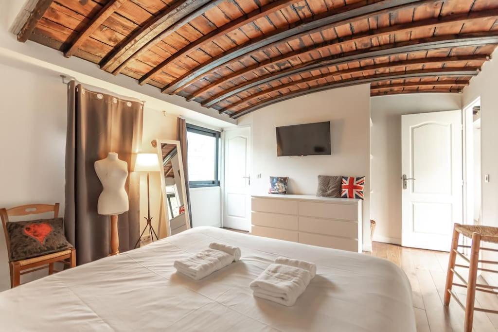 Grande Peniche 4 Ch - 10 Pers -Paris - Ile De Puteaux- Terrasses Villa Екстериор снимка